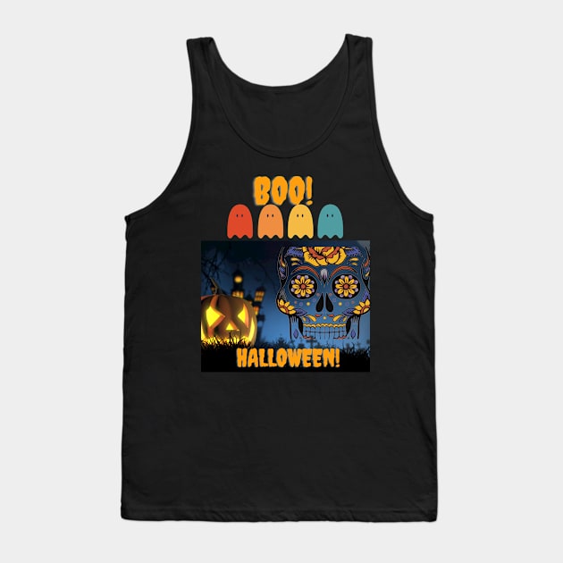 Halloween Tank Top by Passarinho original